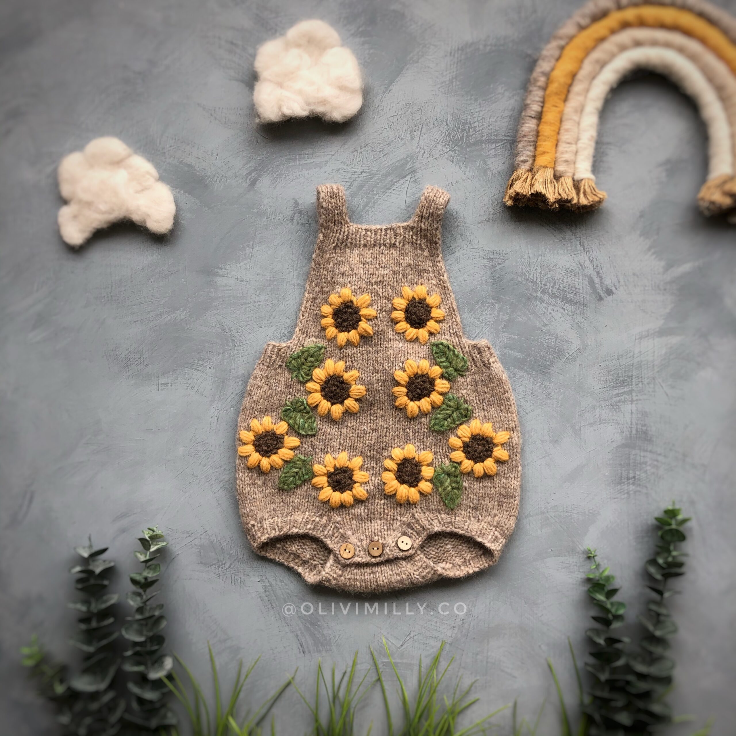 Sunflower Baby Set I Beige Brown